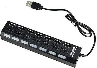 مفتاح مشاركة محور عالي السرعة بـ 7 منافذ USB 2.0