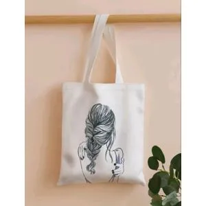 Fashion Figure Graphic Tote Bag-2281