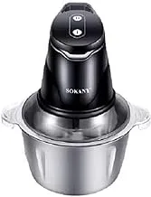 Sokany grinder- chopper with stainless bowl/2 l - 400 w, (sk-7020)_one year warranty