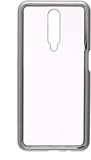 Fashion case 360 full protection back magnetic cover for xiaomi redmi k30 - silver