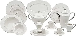 Dinner set, full of platinum, 72 bc, by fathi mahmoud