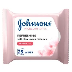 Johnson's Cleansing Facial Micellar Wipes For Normal Skin - 25 wipes