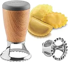 Pedrini ravioli cutter 2 in 1, with container, round large and small