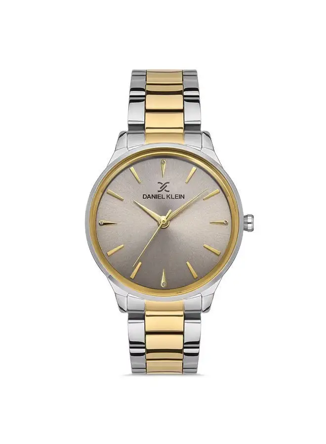 DANIEL KLEIN Stainless Steel daniel_klein women Grey Dial round Analog Wrist Watch DK.1.13250-5