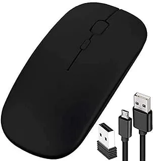 Aomees Wireless Mouse Rechargeable Slim USB Quiet Click Mice for Laptop PC Computer Mac Macbook Pro