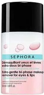 Sephora Extra Gentle Bi-Phase Makeup Remover For Eyes & Lips 125ML