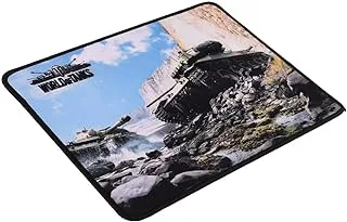 Generic Z-1 Rubber Rectangle Gaming Mousepad With War Design For Pc 30 * 25 CM - Multi Color