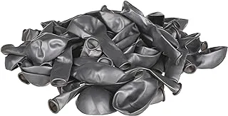 Yuefan Balloons Latex Balloon, 100 Pieces - Grey One Size BLL