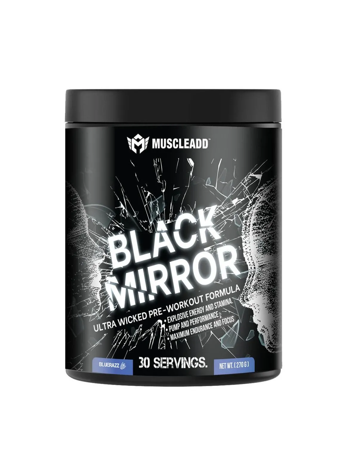 MUSCLEADD Muscle Add Black Mirror-270G.-30Serv.-Blue Razz