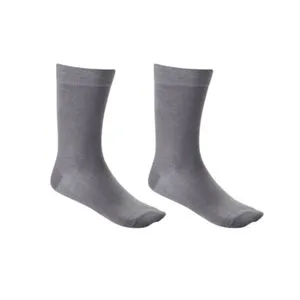 Cottonil 2 Pack Men's Dress Classic Socks - Grey