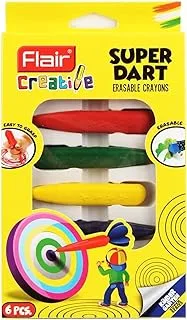 Erasable Super Finger Crayon 10n Fa8037-Assorted