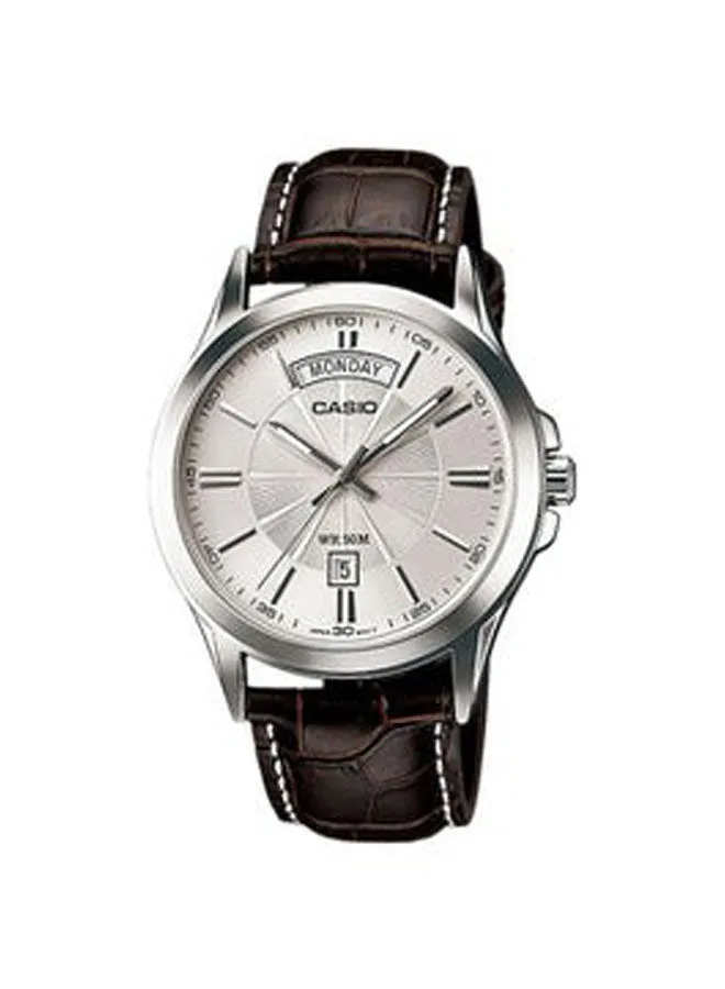 CASIO Leather Analog Watch MTP-1381L-7AVDF