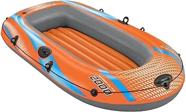 Bestway | kondor elite 2000 raft, 6''5'' x 42'' / 1.96cm x 106cm | two-man inflatable boat perfect for beach, pool and lake adventures