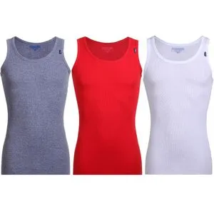 Cottonil Bundle Of Three Men Undershirts Derby