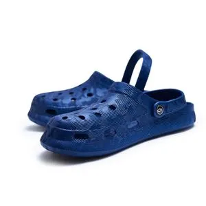 Glasgow Plus Perforated Clogs For Men - Navy