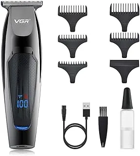 VGR V-070 Professional Rechargable Hair Trimmer| Runtime 120 min| for Men (Black)