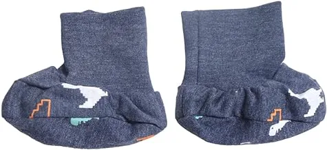 Jockey M M Cotton Socks Printed Shapes For Boys-Navy