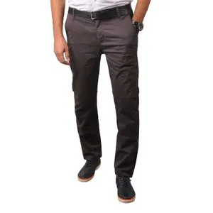 Jupiter Slim Gaberdine Pants - Gray