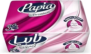 Papia Facial Tissue - PE Single Pack - 3 Ply - 500 - premium 