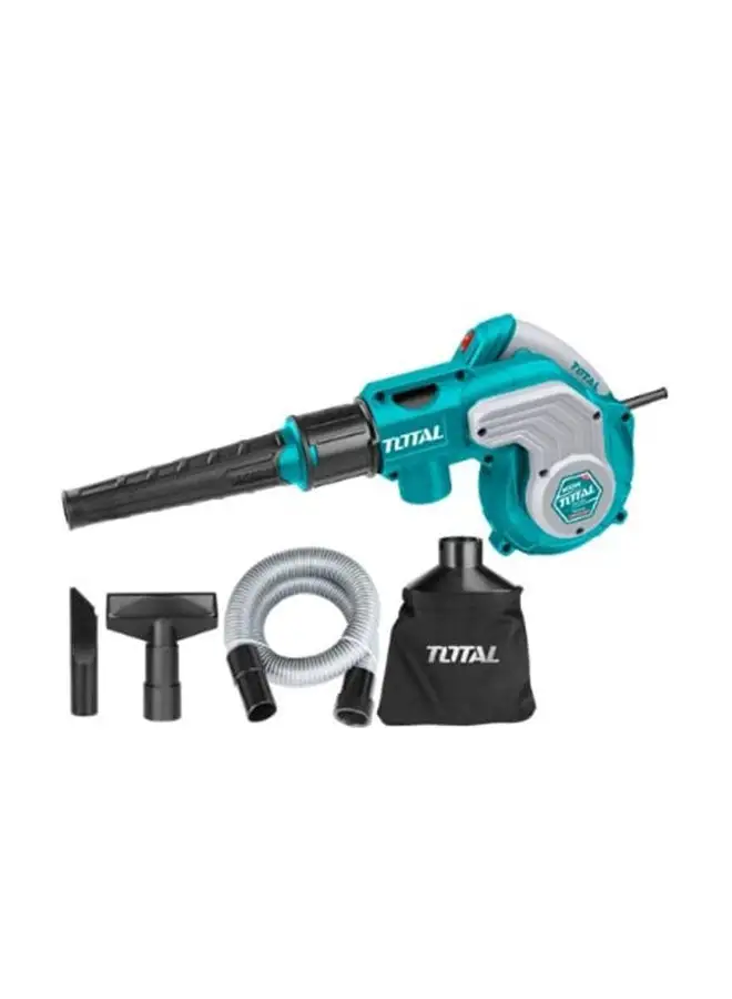 TOTAL 800 Watt Aspirator Blower  + Accessories Teal/Silver/Black