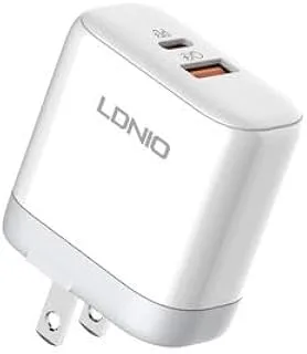 LDNIO Charger A2424C - EU - With Type-C-Type-C Cable - White