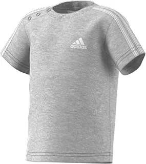 adidas Boys IB 3S TSHIRT MGREYH/WHITE HC0098 NOT SPORTS SPECIFIC T-SHIRTS for Boys T-Shirt