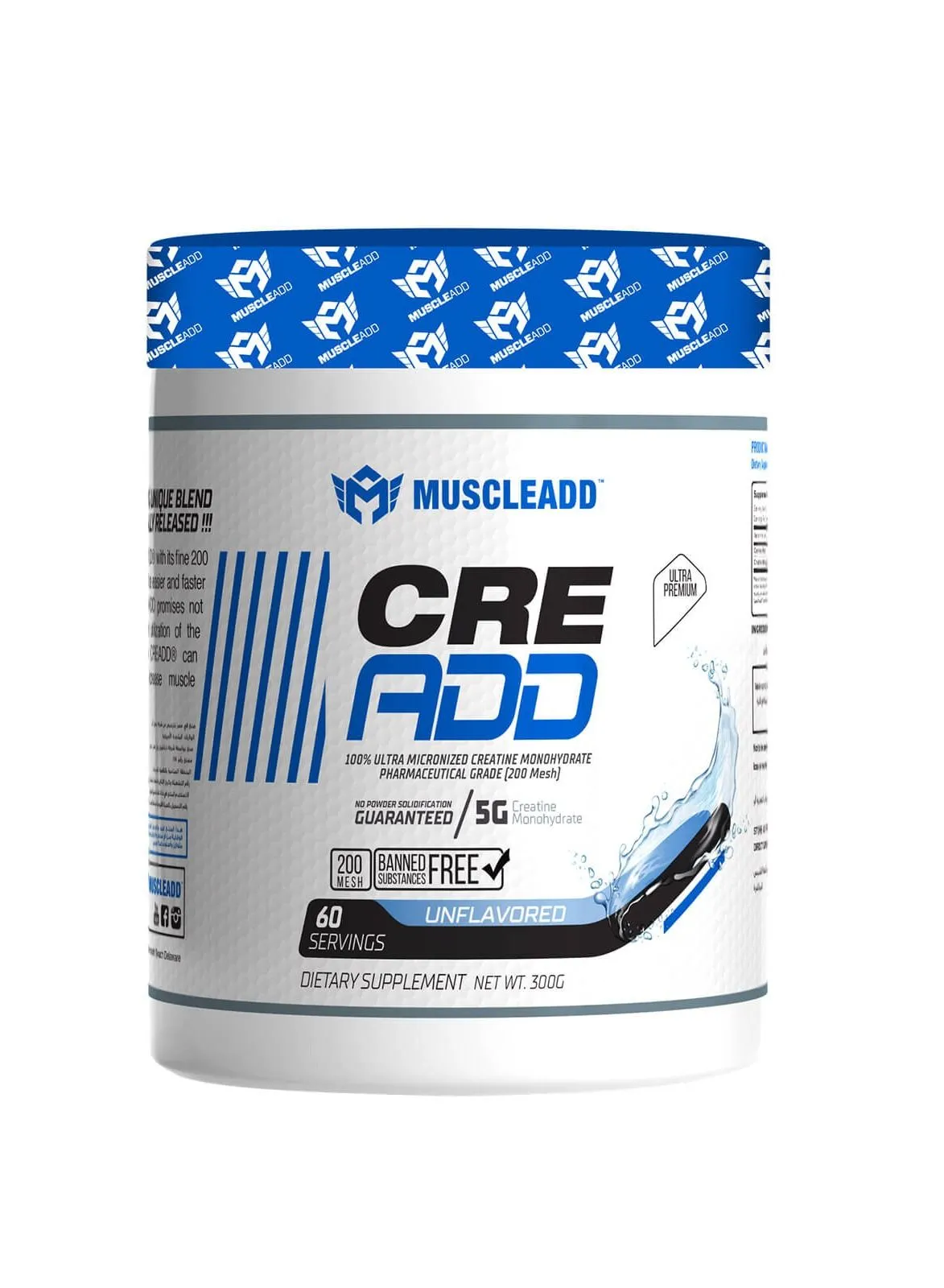 MUSCLEADD Cre Add-60Serv.-300G.-Unflavored