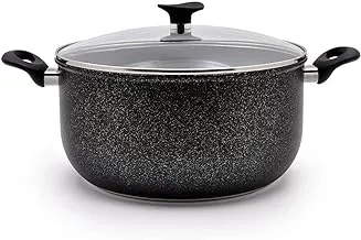 Celar Cookware Pot Granito Evo Size: 24CM. Black - MADE IN PORTUGAL