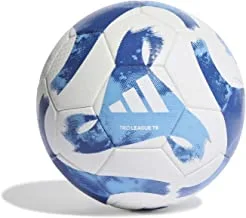 Adidas TIRO LGE TB WHITE/ROYBLU/LTBLUE FOOTBALL/SOCCER BALL (THERMAL-BONDING) HT2429 for Unisex white size 5