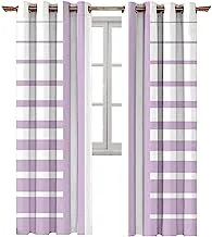 Naguib Selim M.C 208 OFFER 3D 2 Printed Curtain for Living Room and Bedroom, Multi Color, 280 * 140 cm