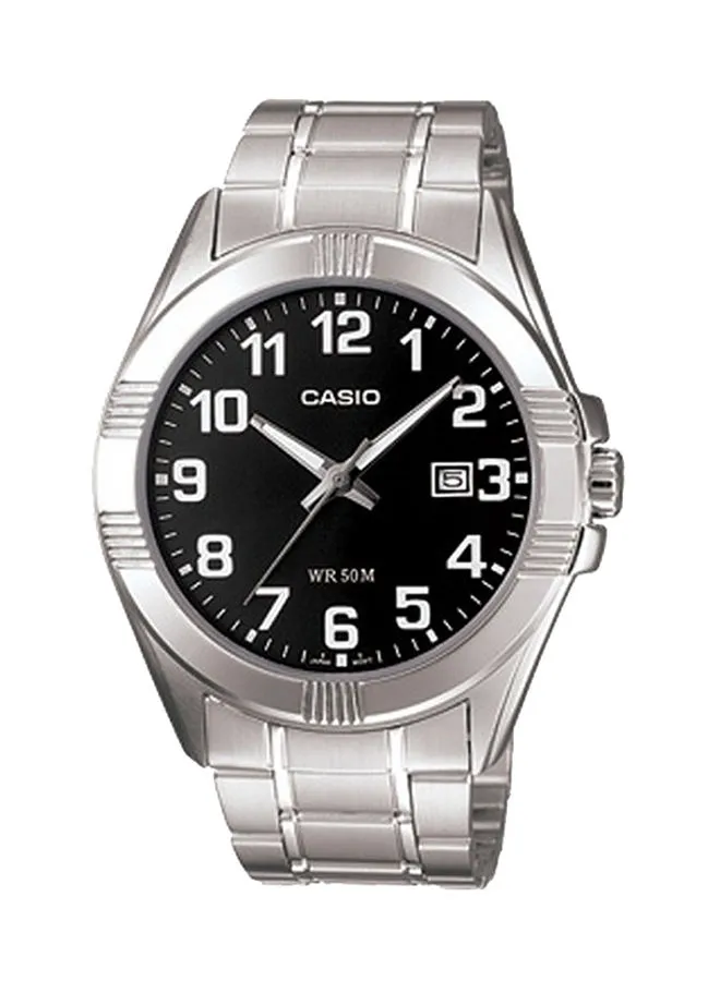 CASIO ساعة نسائية أنالوج ستانلس ستيل LTP-1308D-1AVDF - 31 ملم - فضي