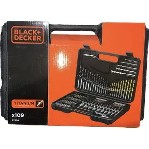 BLACK+DECKER Mixed Drilling And Screwdriving Set A7200  + Azwaaa Bag