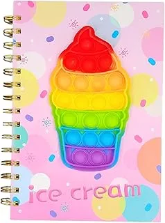 HardCover Notebook A5 With Ice-Cream Pop It/Pink