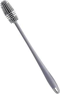 Generic DIVINE HOME Bottle & Small Conatiner Cleaning Brush, All Types of Bottles Deep Cleaning Brush with Silicon Bristles - 33cm Size