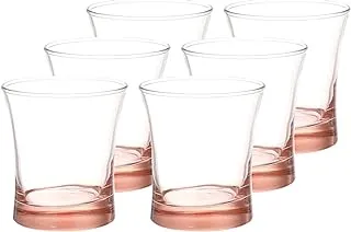 Pasabahce Azur Old Fashioned Glass - Pink, 240ml