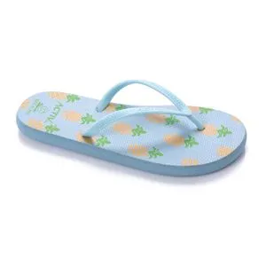 Activ Pinapple Prints Allover Baby Blue Thong Slipper