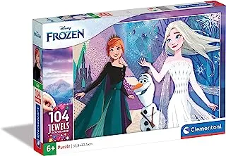 Clementoni 20182, frozen 2 jewels puzzle for children - 104 pieces, ages 6 years plus