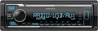 Kenwood kmm-125 digital media receiver with front usb & aux input.