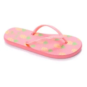 Activ Pinapple Prints Allover Pink Thong Slipper