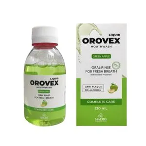 Macro Orovex - Mouthwash - Green Apple - 120ml