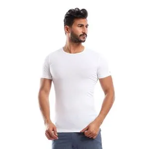 Cottonil Round-Neck T-Shirts - For Men White