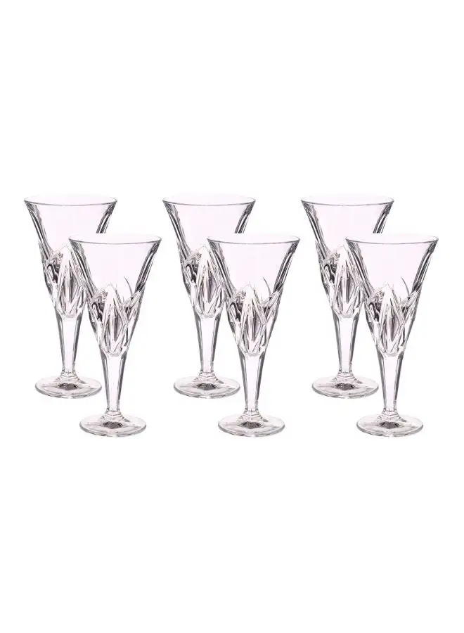 Generic 6-Piece Beverage Set Clear 250ml