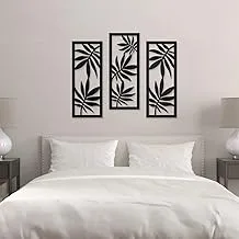 Home gallery Leaf Wall Decoration - Set of 3 Each 80x30