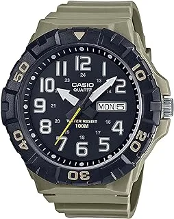 Casio Men Watch Analog Black Dial Resin Band MRW-210H-5AVDF.