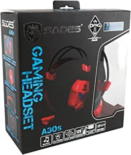 Headphone _ SADES . A30 S _ Gaming _ Black _ Vib + USB _ 7 . 1