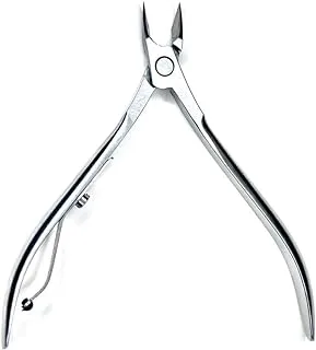 Professional Cuticle Nipper Perfect for Trimming and Removing Cuticle without Pain Ergonomic, High Precision Blade, Easy Grip, Stainless Steel Nail Cuticle Pusher for Manicure and Nail art