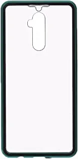 Fashion case 360 full protection (back & front) magnetic case for oppo ace - green