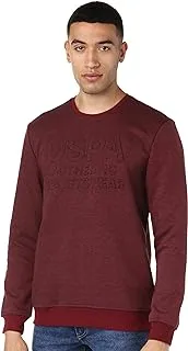 U.S. Polo Assn. Men%065 Polyester%035 Cotton Standard-Full Sleeves Sweatshirt