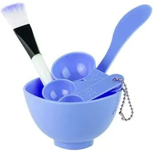 4 In 1 Facial Mask Bowl Mixing Stick Brush Spoons Set