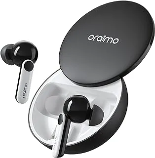 Oraimo Free pods 4 OEB-E105D إلغاء الضوضاء النشط + IPX5 مقاوم للماء - حماية من العرق + تخصيص الاستماع - أسود - ضمان محلي لمدة 12 شهرًا